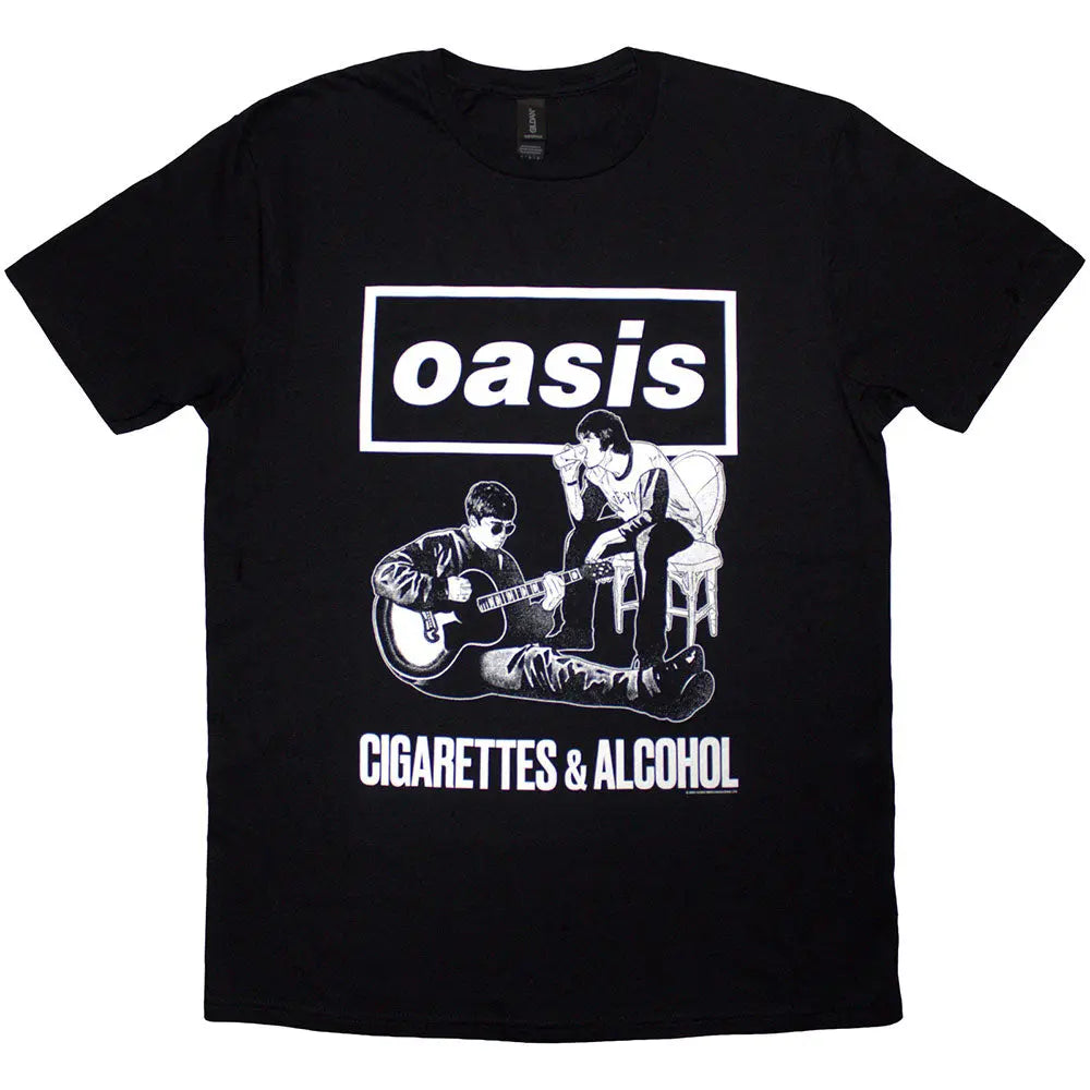 Oasis Shirt Cigarettes & Alcohol Illustration Shirts