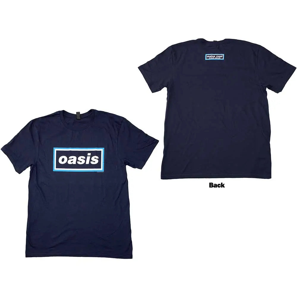 Oasis Shirt Maine Road Event Logo (Back Print) Shirts
