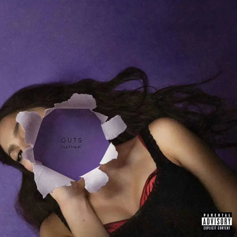 Olivia Rodrigo GUTS (spilled) Purple & Red Splatter Vinyl