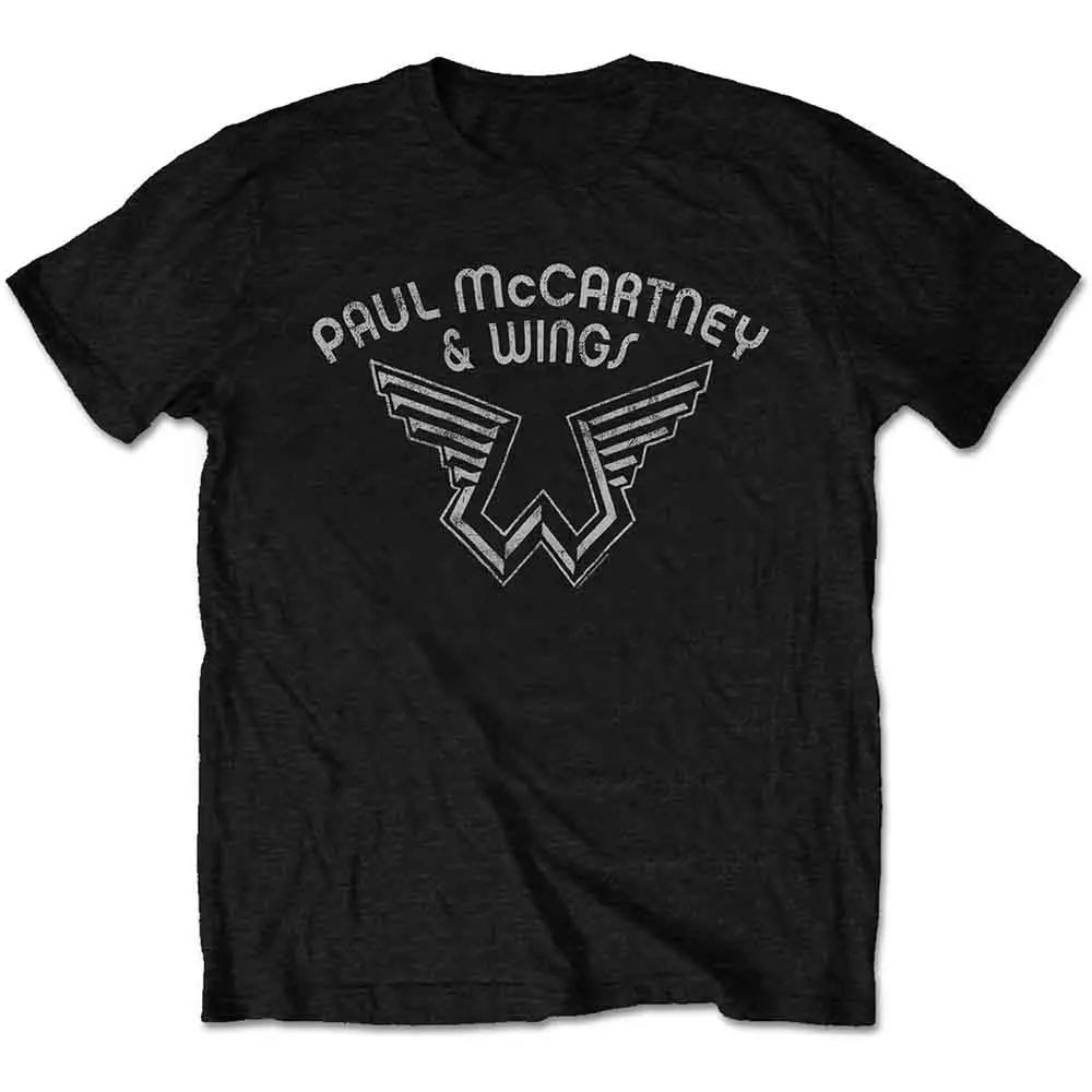 Paul McCartney T-Shirt Wings Logo Shirts