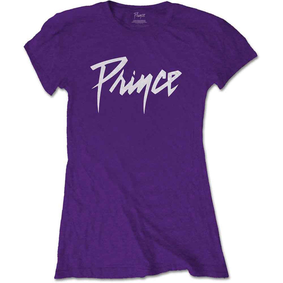 Prince Ladies T-Shirt - Logo (Purple)