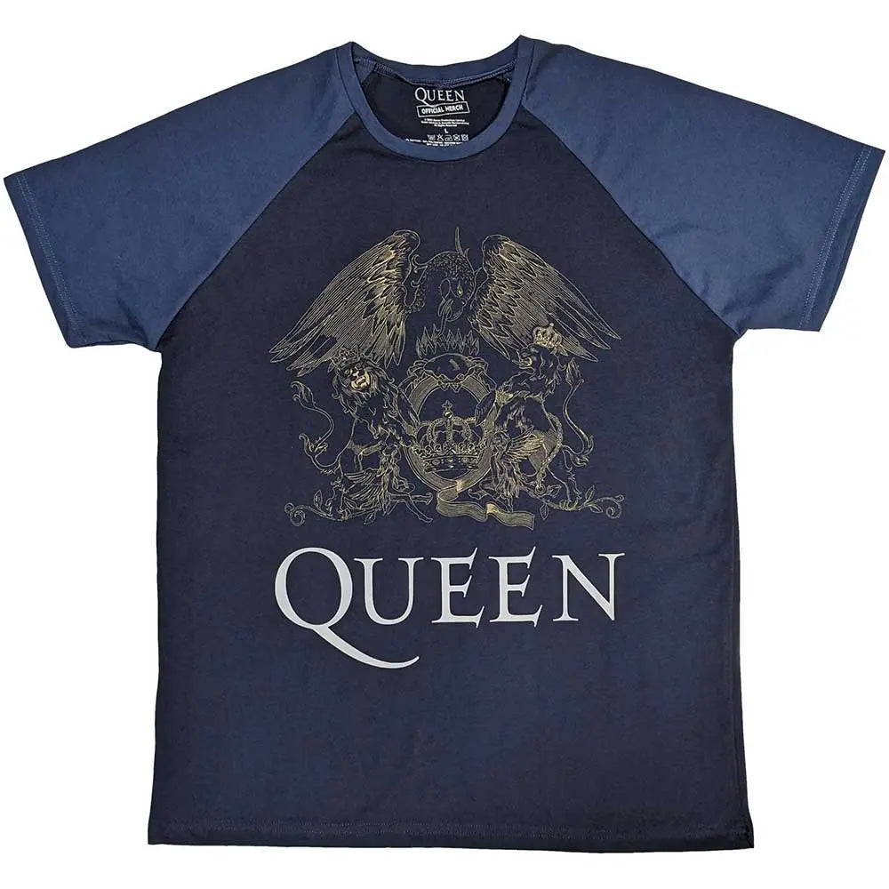 Queen Raglan T-Shirt: Crest Shirts