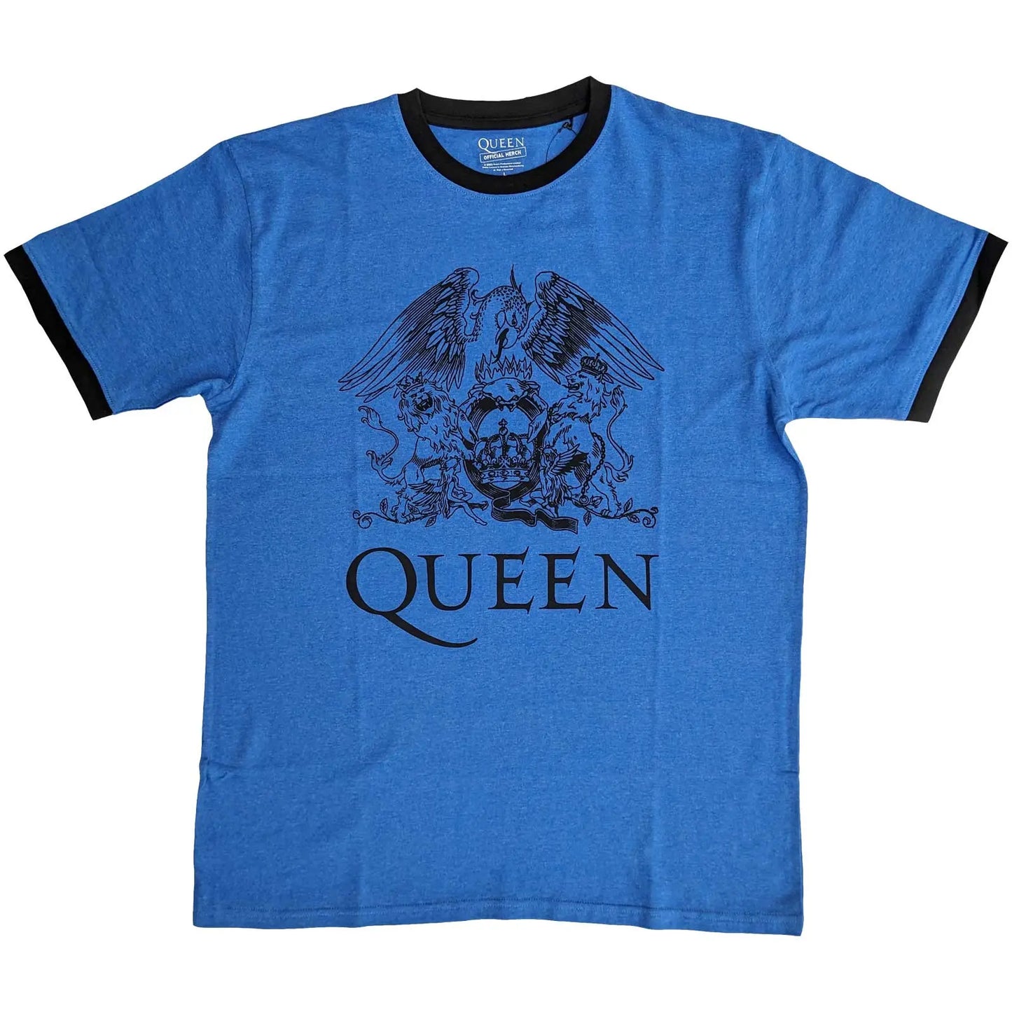 Queen Ringer T-Shirt Crest Logo Shirts