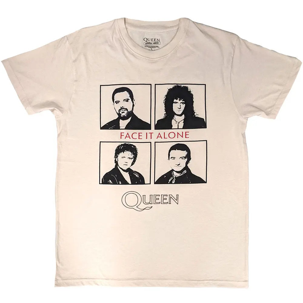 Queen Shirt Face It Alone Squares Shirts