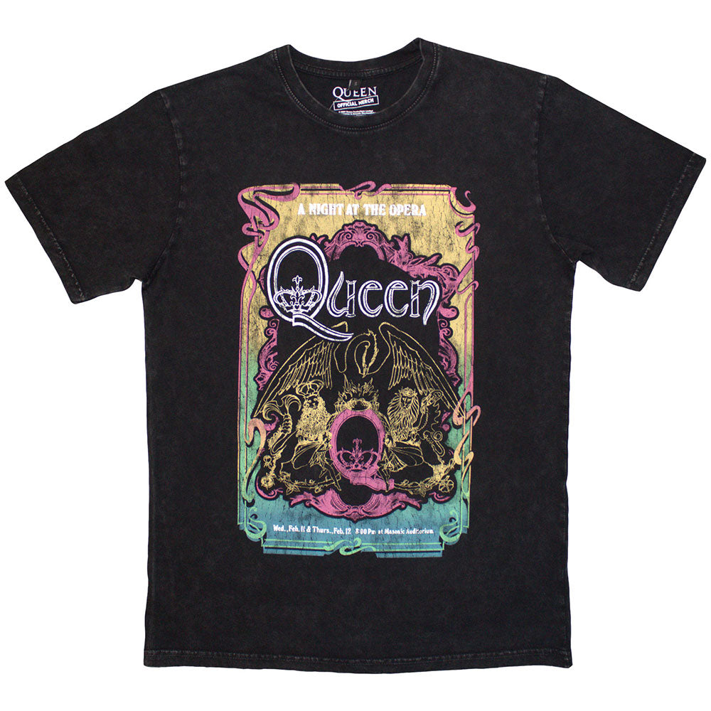 Queen Stone Wash Shirt A Night At The Opera Tour '76 Shirts