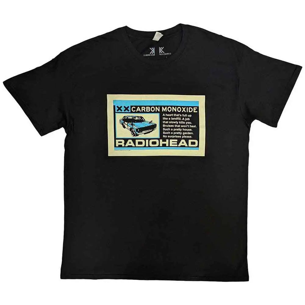 Radiohead T-Shirt Carbon Patch Shirts