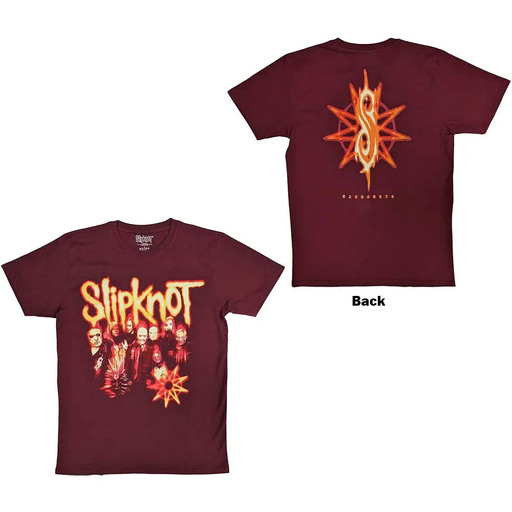 Slipknot T-Shirt The End So Far Group Photo Tribal S Nonogram Shirts