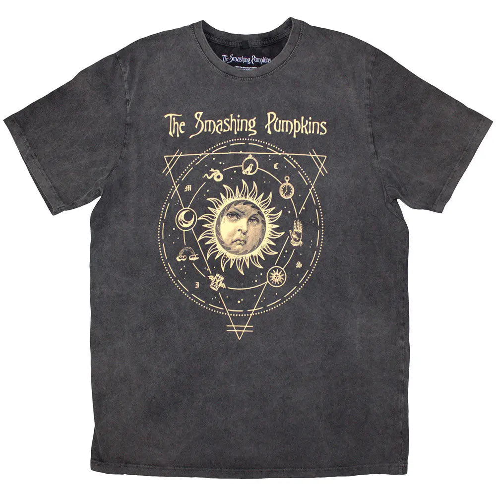 The Smashing Pumpkins Stone Wash Shirt Celestial Sun Shirts