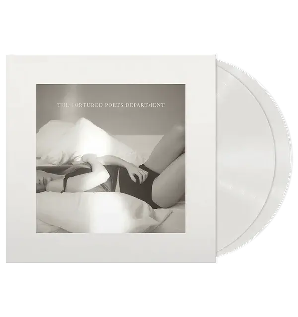 Taylor Swift The Tortured Poets Department Ghosted White Vinyl LP