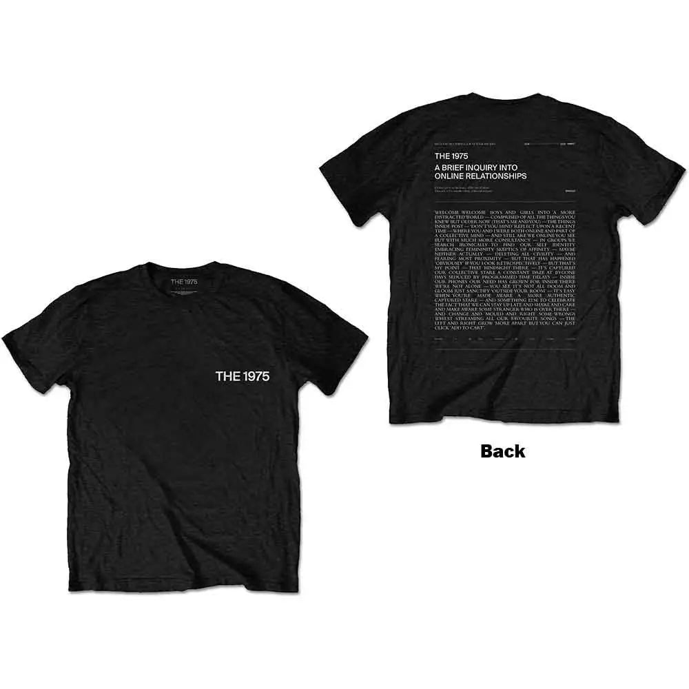 The 1975 T-Shirt A Brief Inquiry (Back Print) Shirts