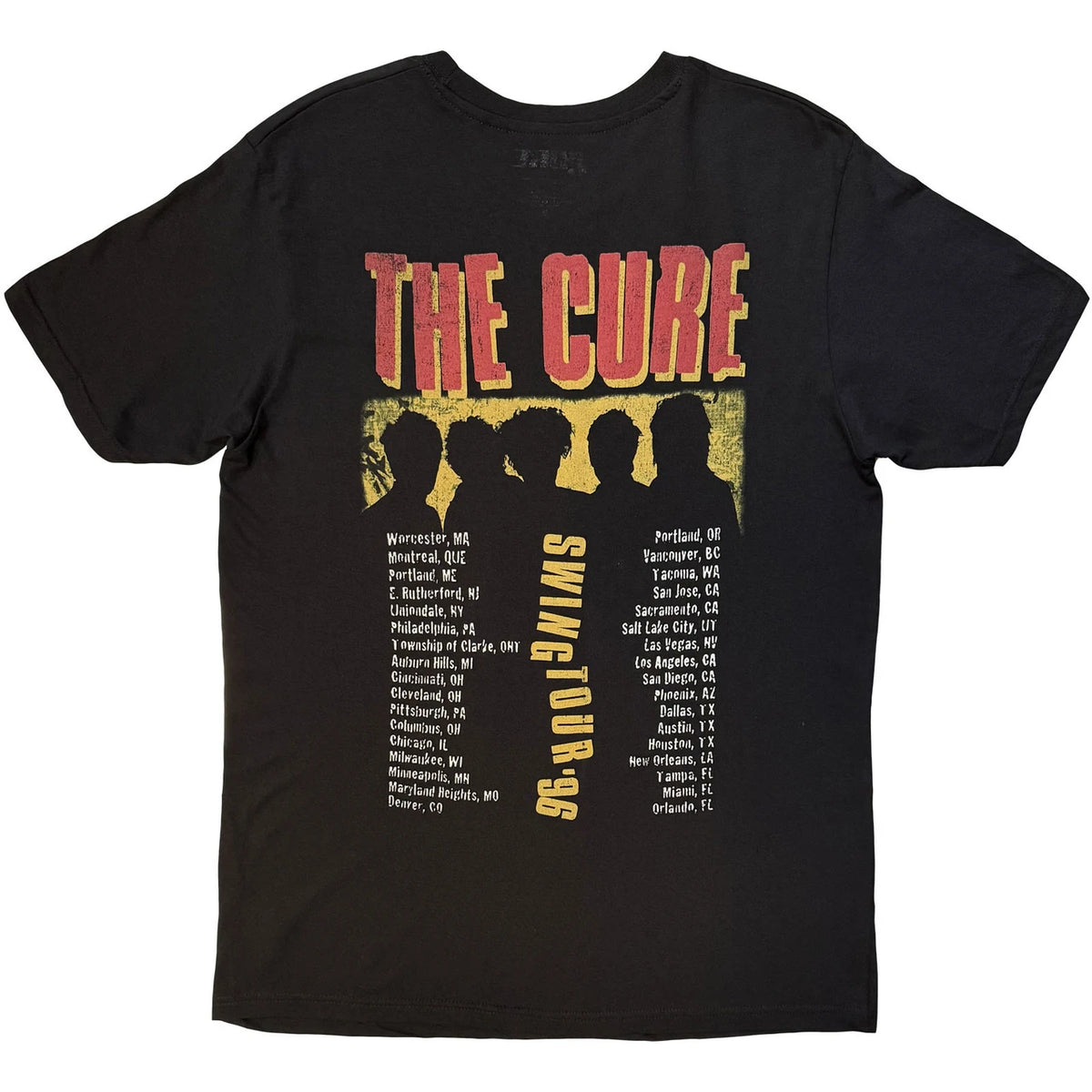 The Cure Shirt - Swing Tour 96 Shirts