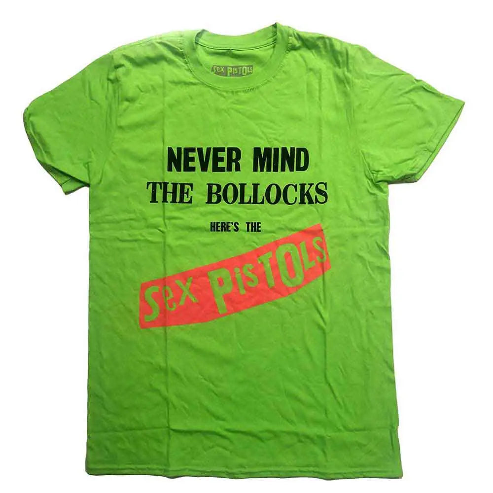 The Sex Pistols T-Shirt: NMTB Original Album GREEN Shirts