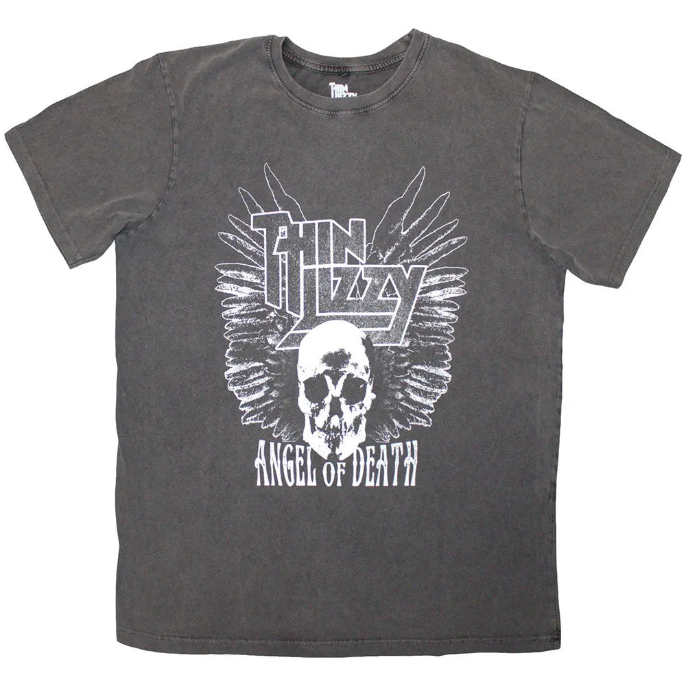 Thin Lizzy Stone Wash Shirt Angel Of Death Shirts