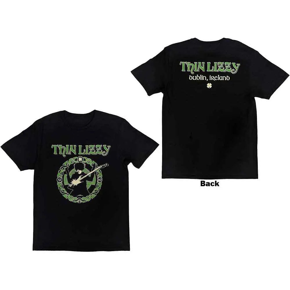 Thin Lizzy T-Shirt: Celtic Ring (Back Print) Shirts
