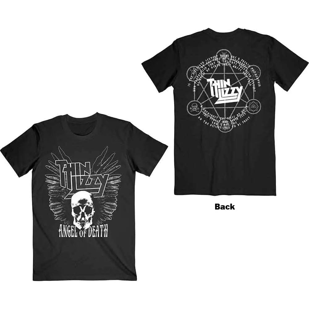 Thin Lizzy T-Shirt Angel of Death (Back Print) Shirts