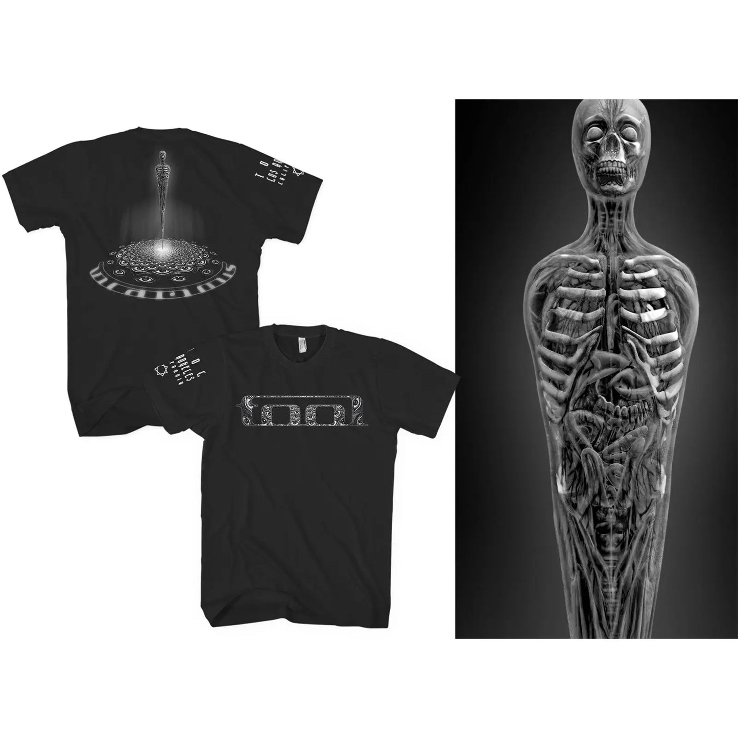 Tool T-Shirt BW Spectre (Back & Sleeve Print) Shirts