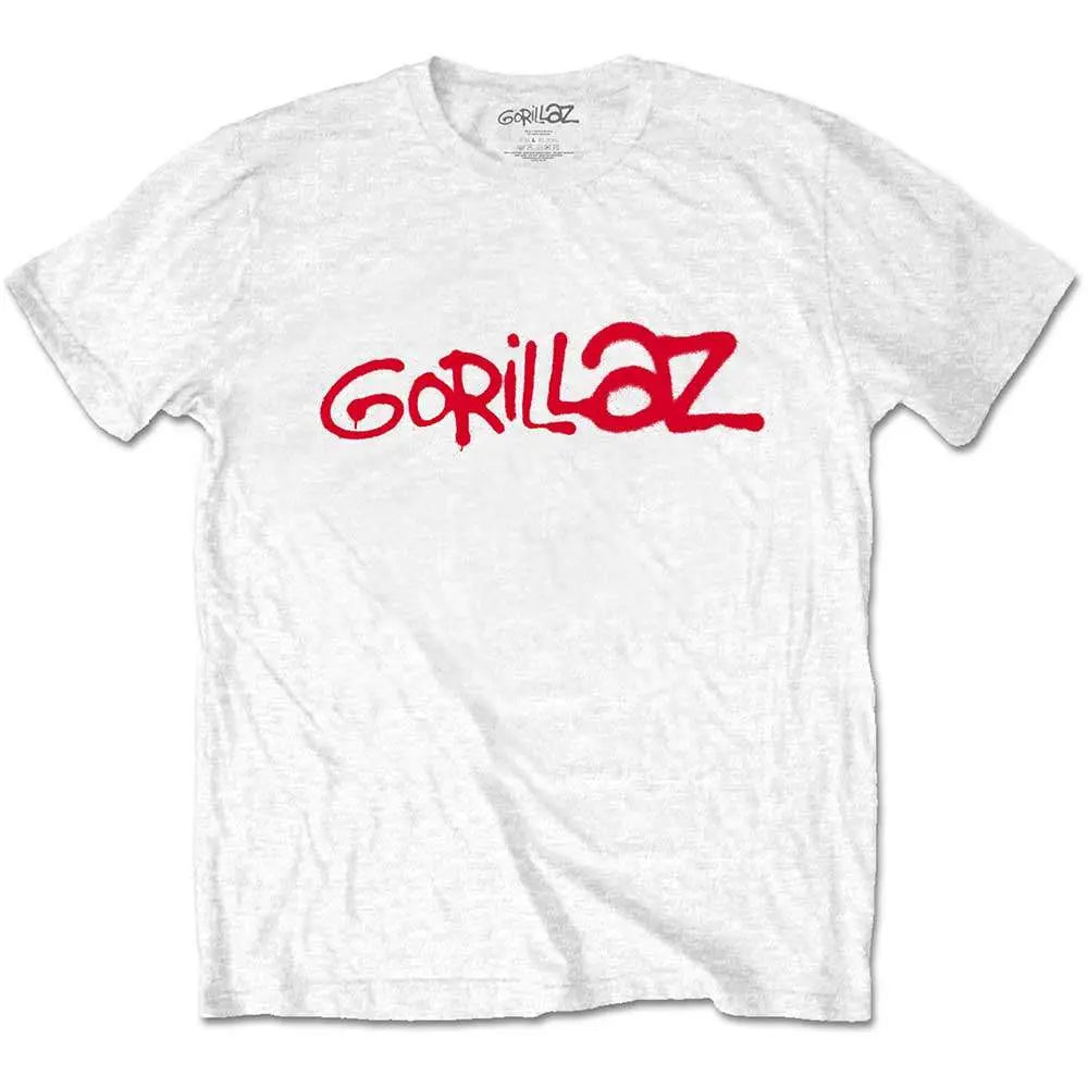 Gorillaz T-Shirt Logo Shirts S White