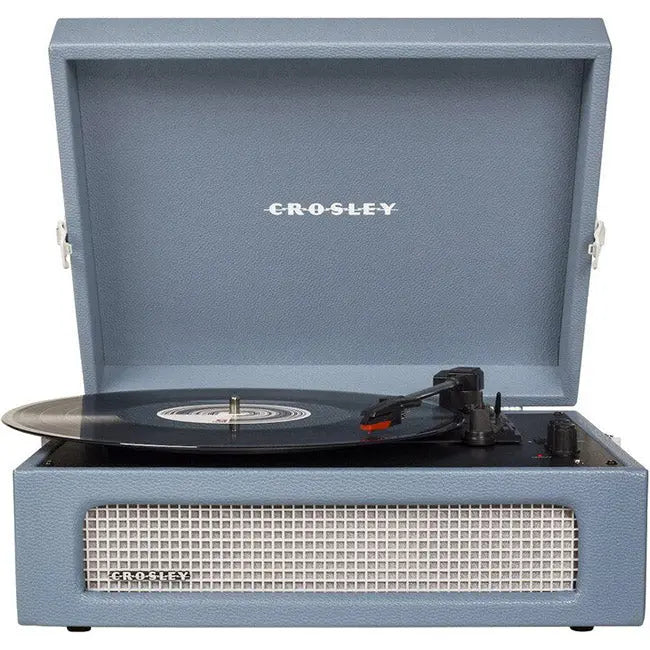 Crosley Voyager 2-Way Bluetooth Record Player - Washed Blue Turntable