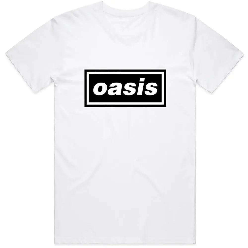 Oasis Classic Logo T Shirt White Shirts