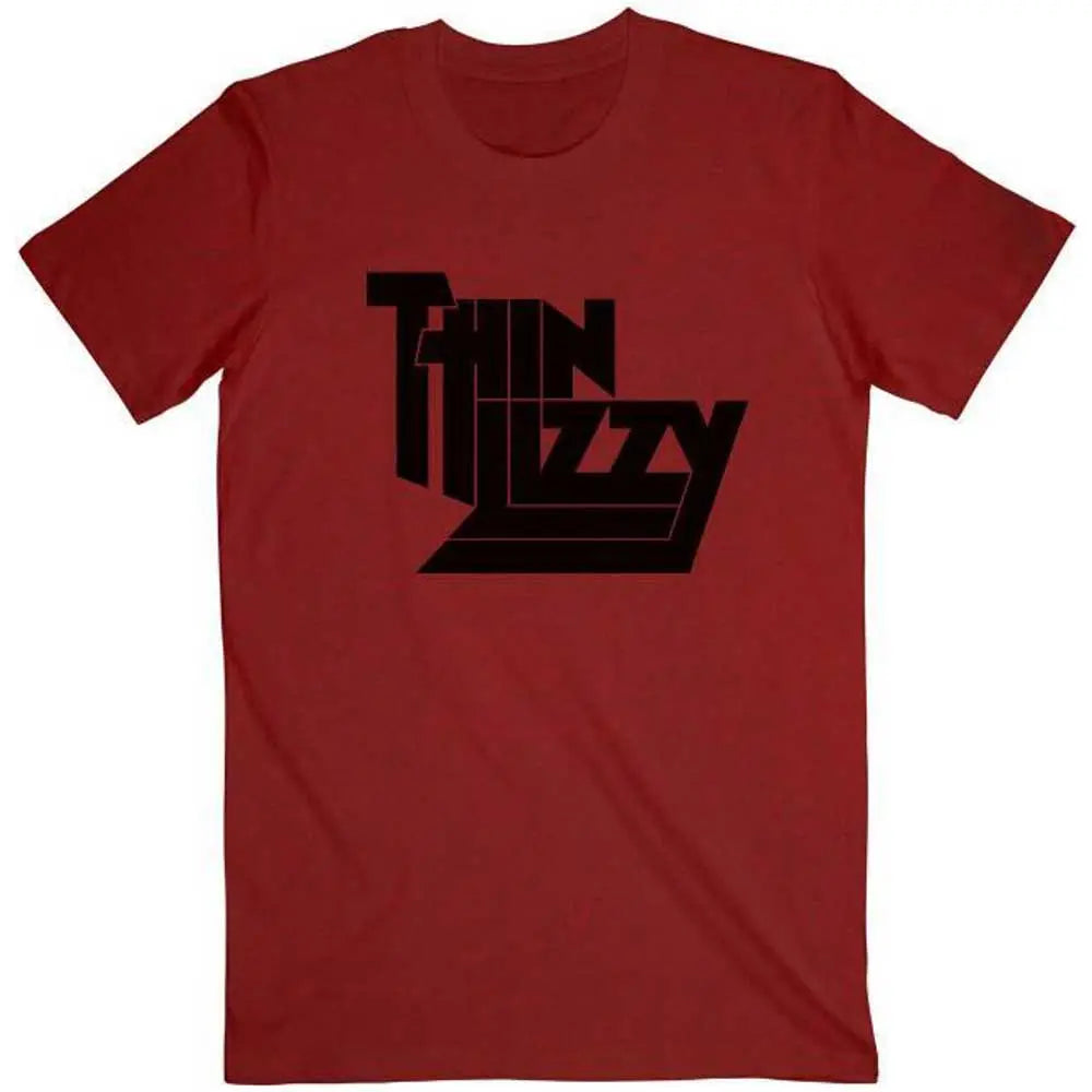 Thin Lizzy T-Shirt: Logo Red Shirts S