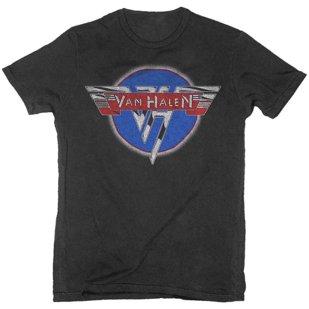 Van Halen T Shirt Chrome Logo Shirts S