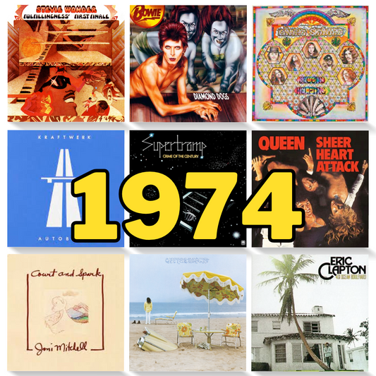 Vinyl Essentials: Ten Iconic Albums from 1974