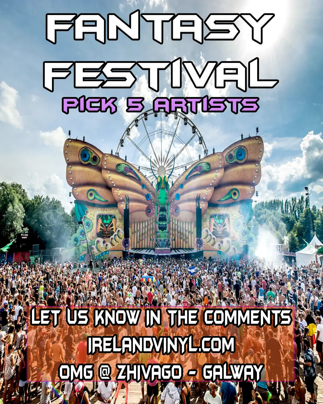 Fantasy Festival - Pick 5 Artists Ireland Vinyl
