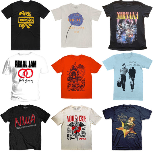 Massive Haul of New Music Shirts Just Landed
