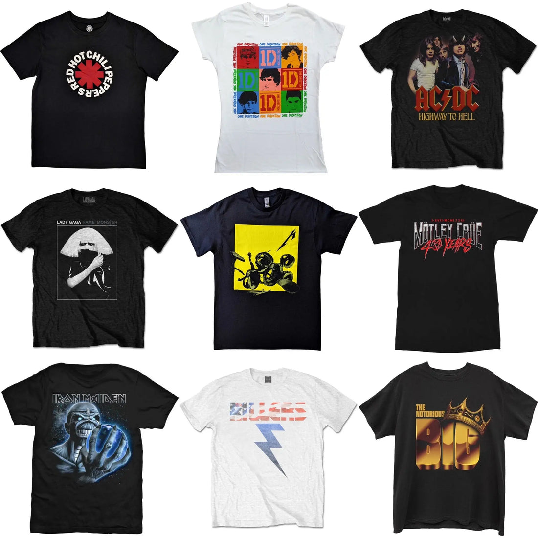 Official Rock and Pop T-Shirts from IrelandVinyl.com Ireland Vinyl