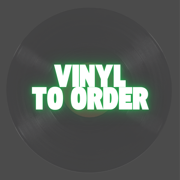 VInyl To Order Text on Vinyl Record