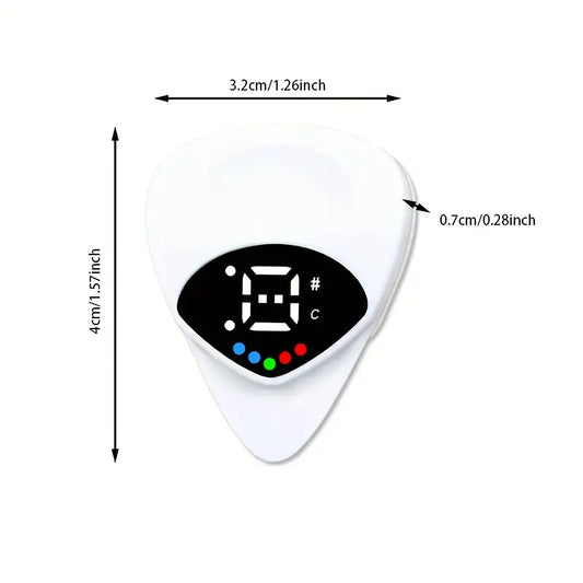 2-in-1 Guitar Pick & Tuner