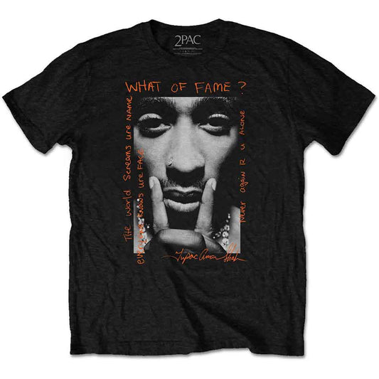 2Pac What Of Fame T Shirt - Ireland Vinyl