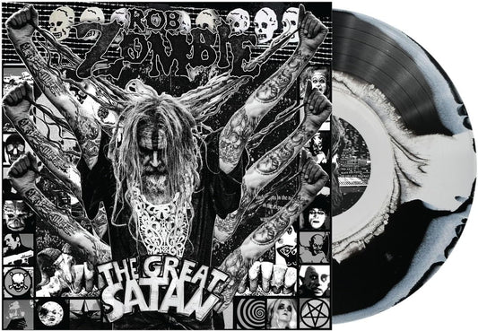 Rob Zombie The Great Satan [Black White Swirl]