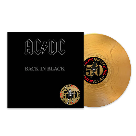 AC/DC Back in Black 180g Gold Nugget Vinyl