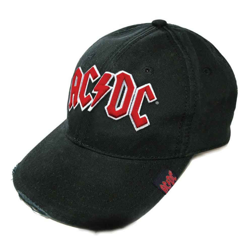AC/DC Baseball Cap: Red Logo Shirts