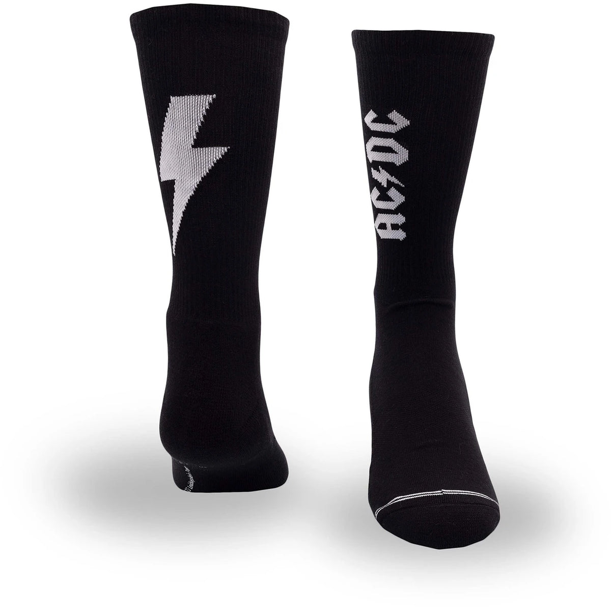AC DC Crew Socks - Bolt (Black)