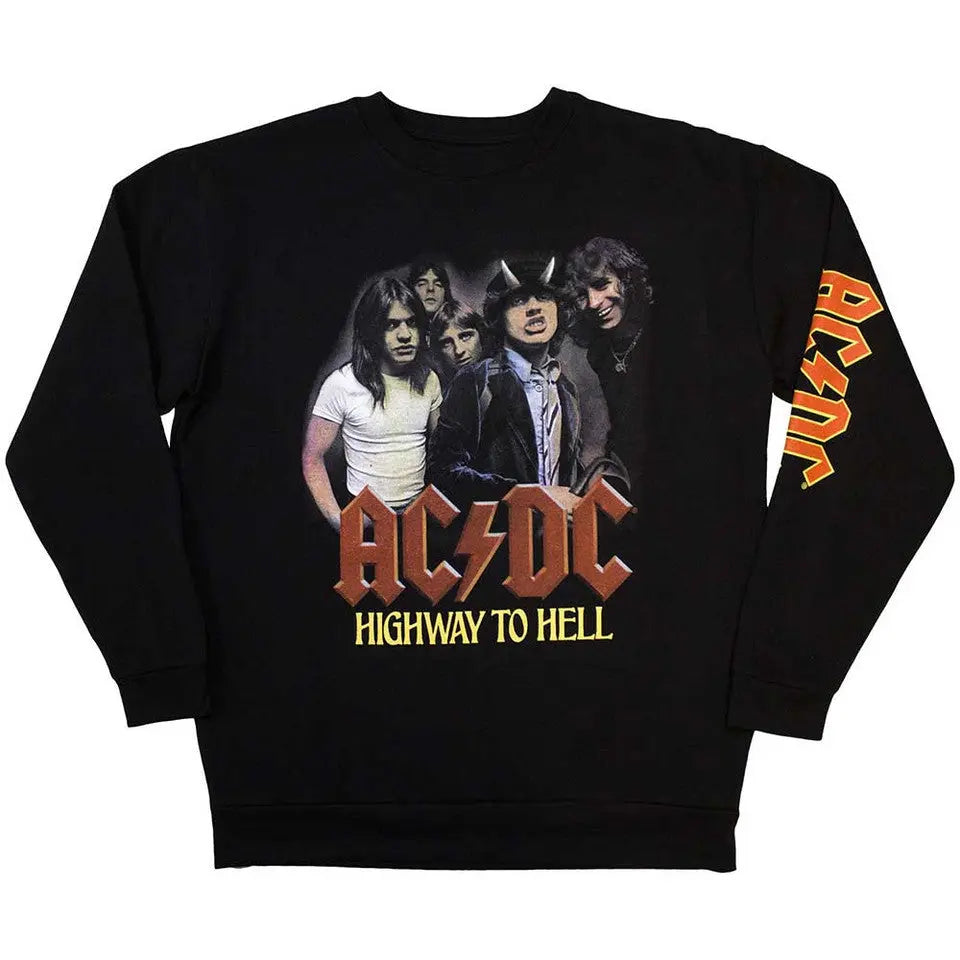 AC DC Long Sleeve Sweatshirt Highway To Hell Shirts