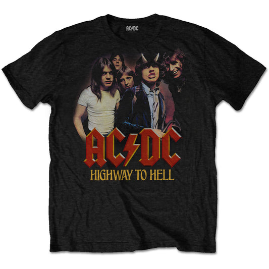 AC/DC T-Shirt: Highway To Hell Band - Ireland Vinyl