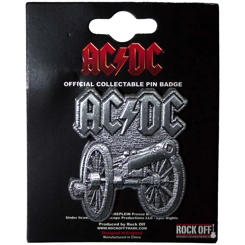 AC DC Pin Badge - For Those Shirts