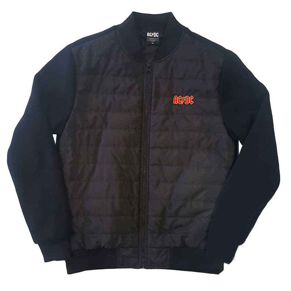 AC/DC Quilted Jacket: Logo (Black)