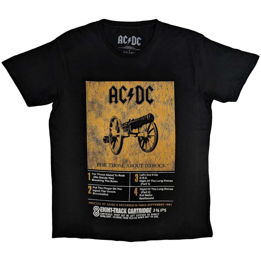 AC/DC T-Shirt: 8 Track - Ireland Vinyl
