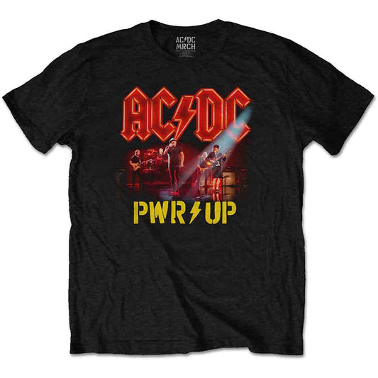 AC/DC T-Shirt: Neon Live - Ireland Vinyl