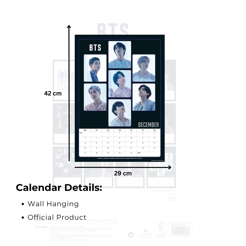 BTS 2027 A3 Calendar