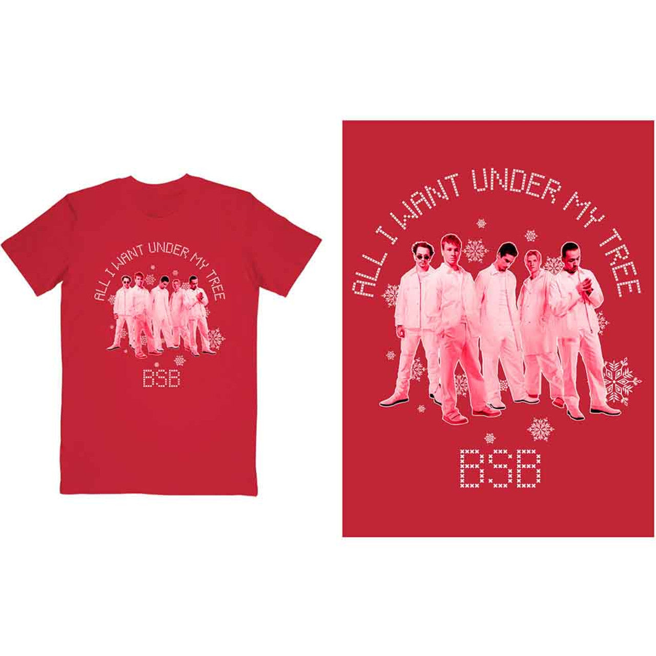 Backstreet Boys Shirt: All I Want Xmas Shirts