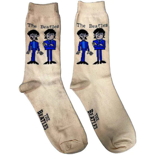 Beatles Cartoon Group Womens Socks 4-7