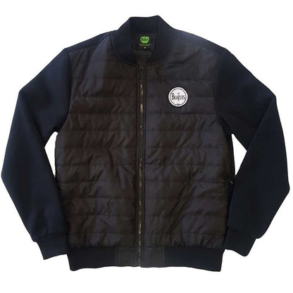 Beatles Quilted Jacket - Drum Logo (Black)