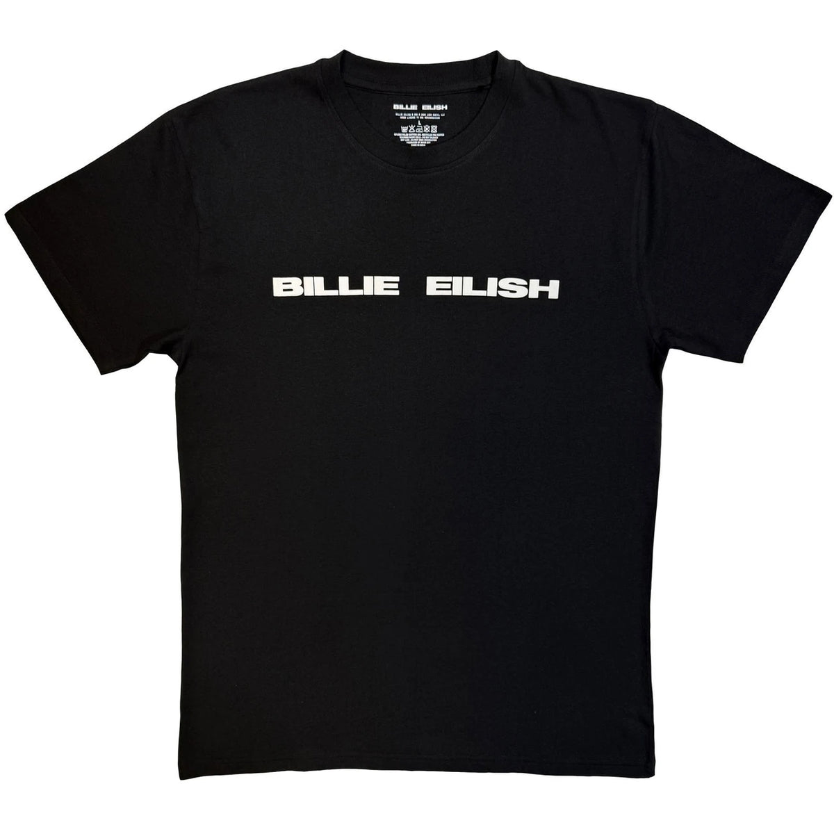 Billie Eilish Shirt - Text Logo Mono
