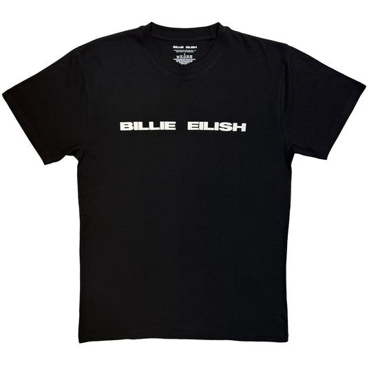 Billie Eilish Shirt - Text Logo Mono Shirts