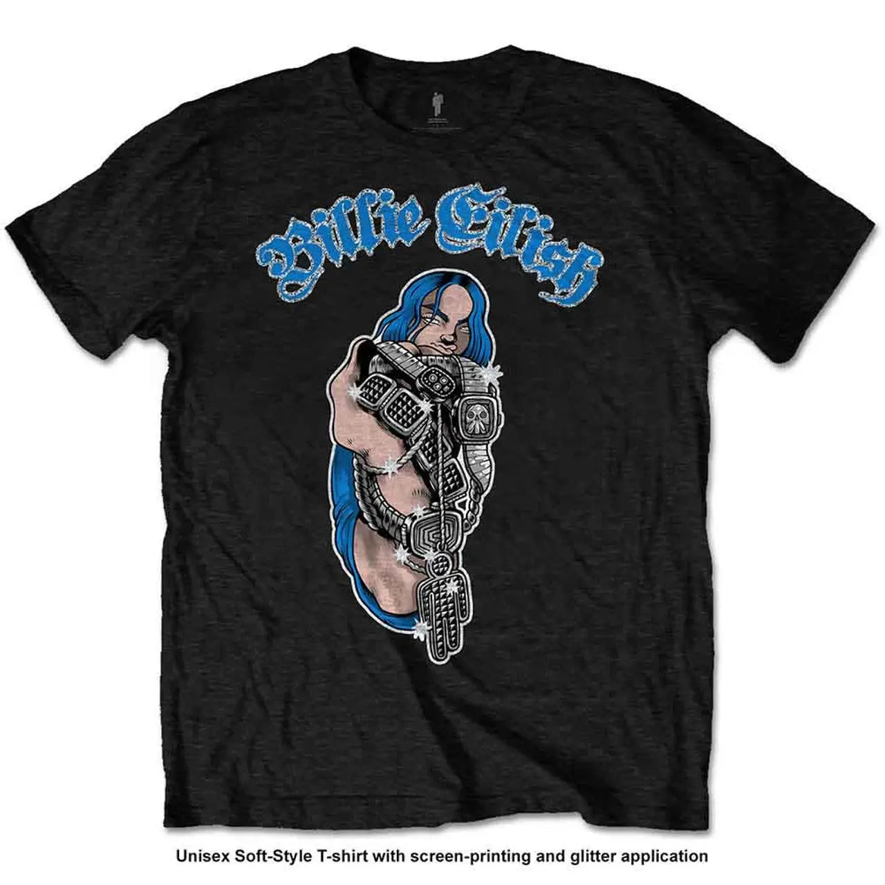 Billie Eilish Shirt Bling Glitter Shirts