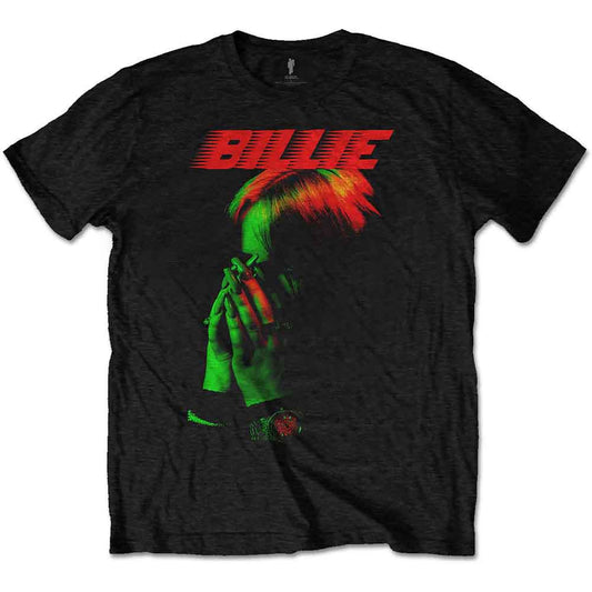 Billie Eilish T-Shirt: Hands Face - Ireland Vinyl